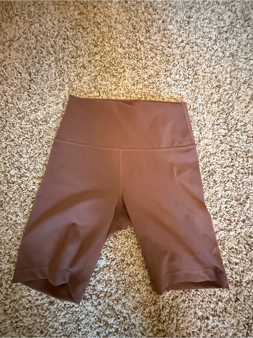 lululemon athletica High-Rise Brown Bike Shorts